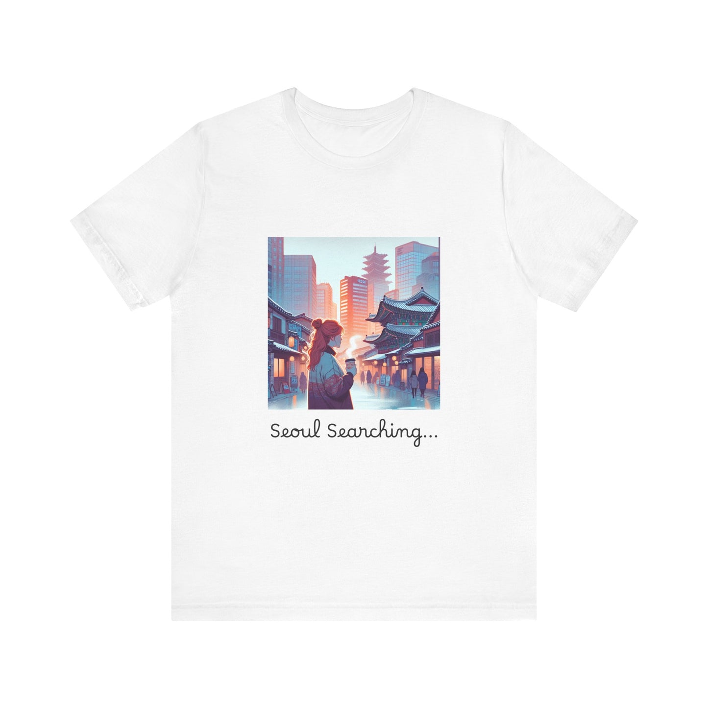 Traveler's Tee - Seoul Searching, Korea, Travel Clothes, Travel tshirts, Travel tee shirts, Travel Sweatshirt, Express Shipping