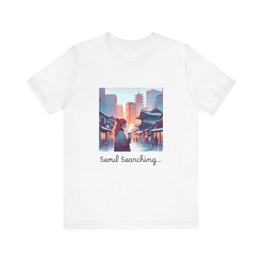 Traveler's Tee - Seoul Searching, Korea, Travel Clothes, Travel tshirts, Travel tee shirts, Travel Sweatshirt, Express Shipping