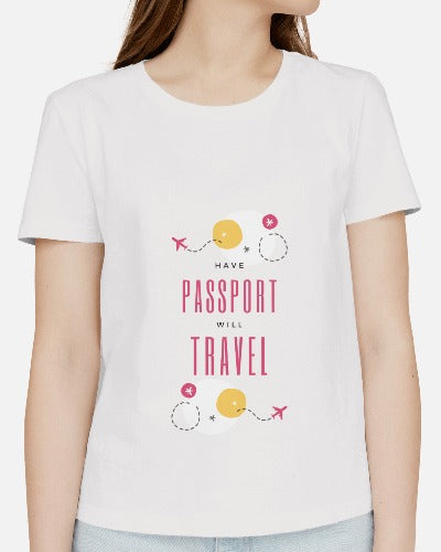 "Have Passport Will Travel" Women's Softstyle Tee